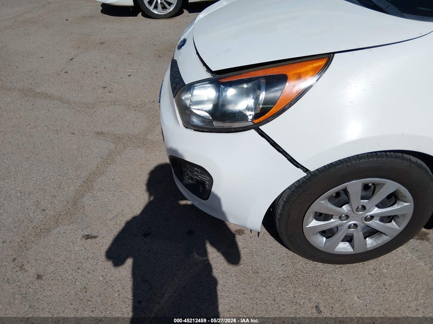 2014 Kia Rio VIN KNADM5A35E6372141 IAAI salvage auction — FRONT END, Salvage (Arizona), sold $950 on 2026-07-30 (photo 6)