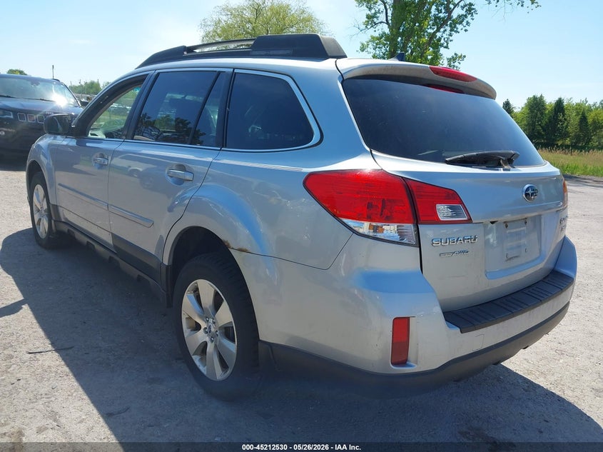 2012 Subaru Outback VIN 4S4BRDLCXC2249342 IAAI salvage auction — NORMAL WEAR, Clear (New York), sold $850 on 2026-07-19 (photo 3)