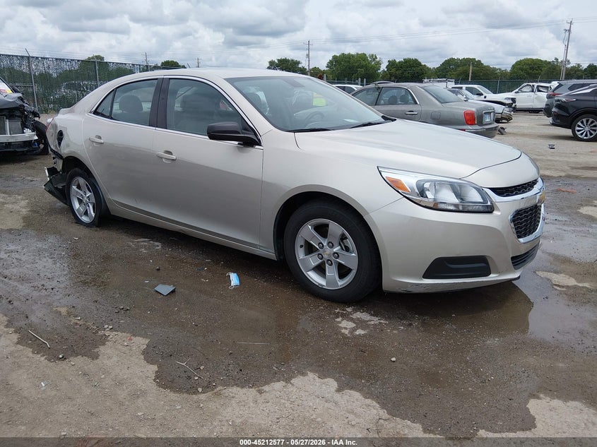2014 Chevrolet Malibu VIN 1G11B5SL5EF132896 IAAI salvage auction — RIGHT REAR, Salvage Title, sold $2,525 on 2026-07-10 (photo 1)