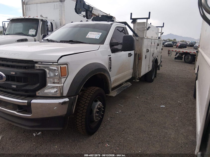 2021 Ford F-550 chassis VIN 1FDUF5GN7MDA04796 IAAI salvage auction — NORMAL WEAR, Clear (Arizona), sold $14,400 on 2026-08-20 (photo 2)