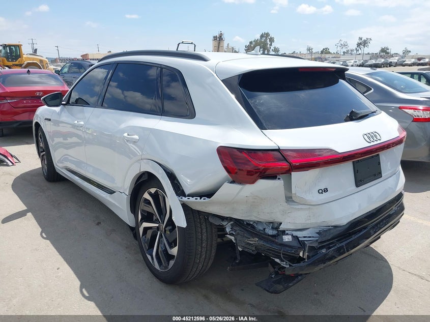 2024 Audi Q8 VIN WA15AAGE4RB061907 IAAI salvage auction — LEFT REAR, Salvage Title, sold $25,500 on 2026-07-23 (photo 3)