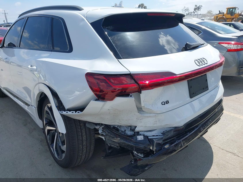 2024 Audi Q8 VIN WA15AAGE4RB061907 IAAI salvage auction — LEFT REAR, Salvage Title, sold $25,500 on 2026-07-23 (photo 6)
