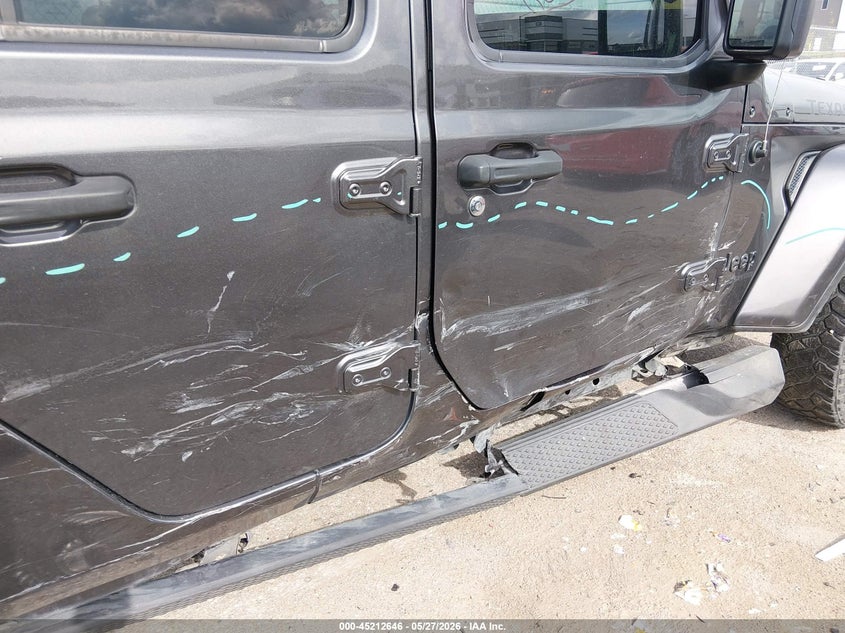 2021 Jeep Gladiator VIN 1C6HJTAG5ML565224 IAAI salvage auction — SIDE, Salvage Title, sold $15,500 on 2026-07-28 (photo 6)