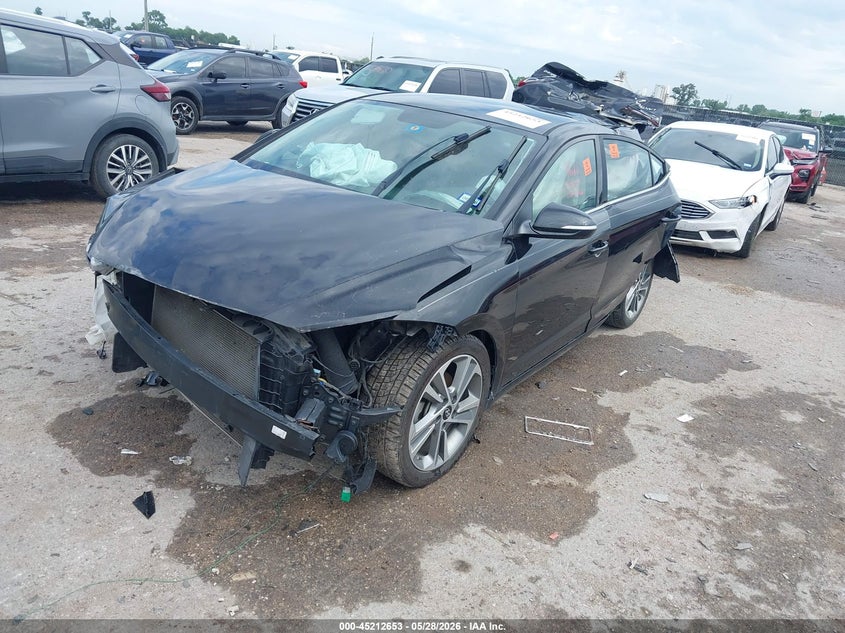 2018 Hyundai Elantra VIN KMHD84LF8JU646247 IAAI salvage auction — BIO HAZARD, Salvage Title, sold $550 on 2026-07-21 (photo 2)