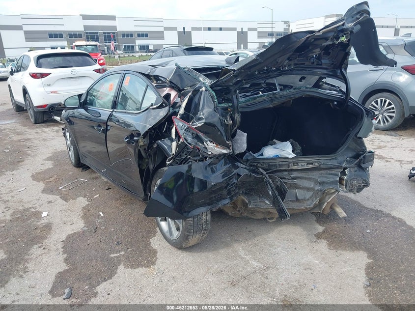 2018 Hyundai Elantra VIN KMHD84LF8JU646247 IAAI salvage auction — BIO HAZARD, Salvage Title, sold $550 on 2026-07-21 (photo 3)