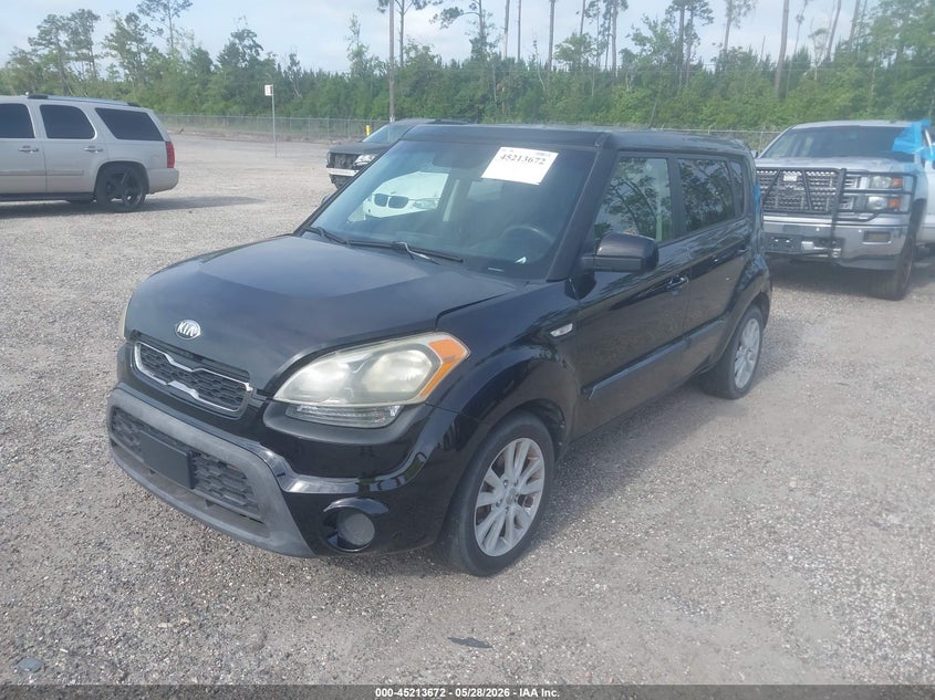 2013 Kia Soul VIN KNDJT2A50D7628722 IAAI salvage auction — NORMAL WEAR, Salvage Title, sold $375 on 2026-07-28 (photo 2)