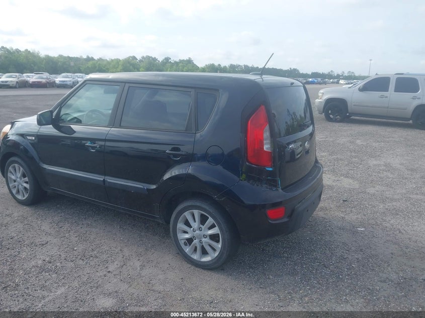 2013 Kia Soul VIN KNDJT2A50D7628722 IAAI salvage auction — NORMAL WEAR, Salvage Title, sold $375 on 2026-07-28 (photo 3)