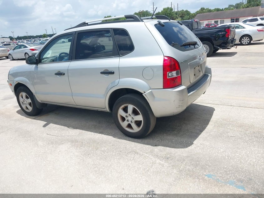 2008 Hyundai Tucson VIN KM8JM12B58U707785 IAAI salvage auction — NORMAL WEAR, Clear (Florida), sold $575 on 2026-07-15 (photo 3)