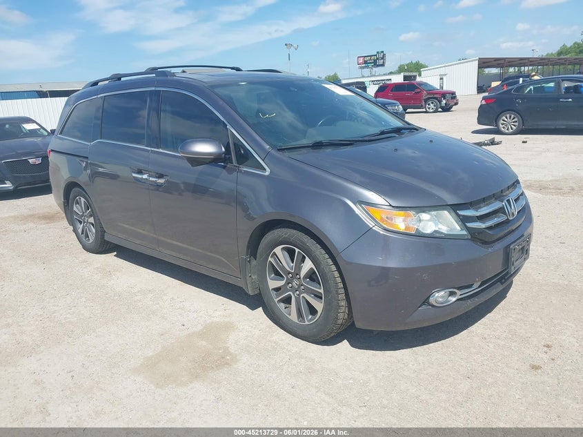 2016 Honda Odyssey VIN 5FNRL5H9XGB088839 IAAI salvage auction — HAIL, Original (Texas), sold $7,250 on 2026-07-29 (photo 1)