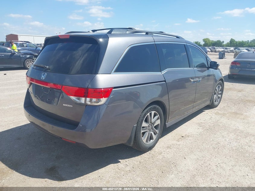 2016 Honda Odyssey VIN 5FNRL5H9XGB088839 IAAI salvage auction — HAIL, Original (Texas), sold $7,250 on 2026-07-29 (photo 4)