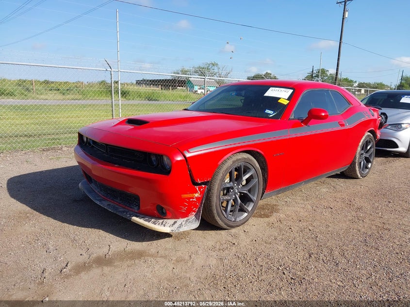 2021 Dodge Challenger VIN 2C3CDZBT9MH623684 IAAI salvage auction — LEFT REAR, Salvage Title, sold $7,900 on 2026-08-22 (photo 2)