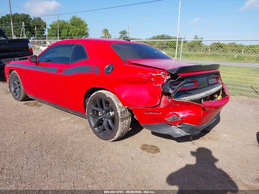 2021 Dodge Challenger VIN 2C3CDZBT9MH623684 IAAI salvage auction — LEFT REAR, Salvage Title, sold $7,900 on 2026-08-22 (photo 3)