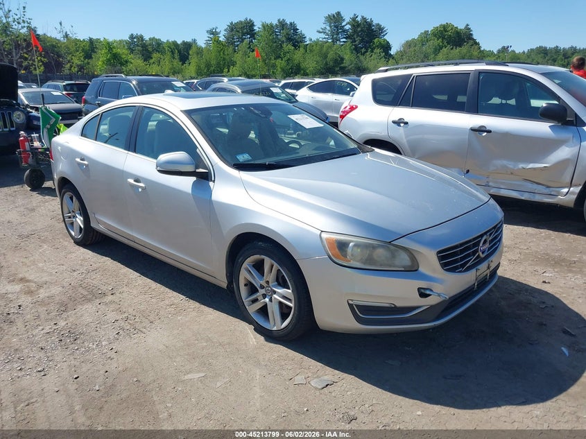 2015 Volvo S60 VIN YV1612TKXF2356897 IAAI salvage auction — NORMAL WEAR, Clear (Massachusetts), sold $500 on 2026-07-24 (photo 1)