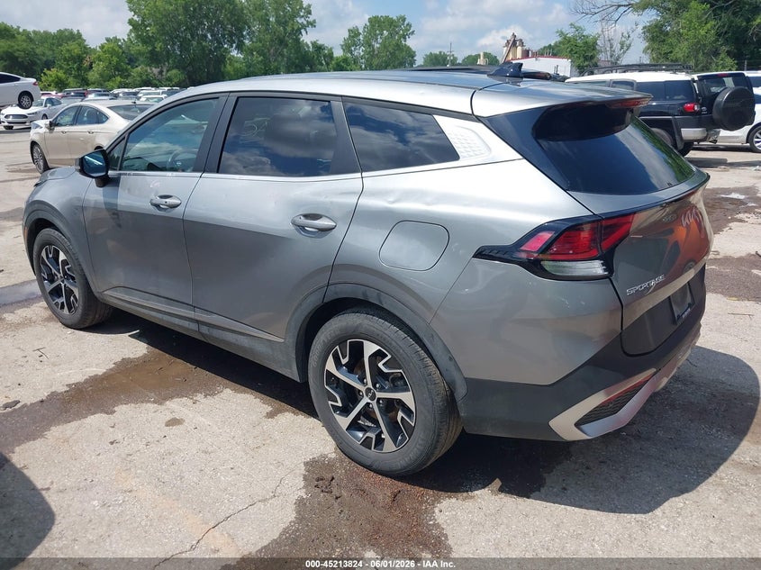 2024 Kia Sportage VIN KNDPV3DF1R7272352 IAAI salvage auction — HAIL, Salvage (Kansas), sold $600 on 2026-07-29 (photo 3)