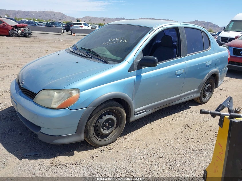 2002 Toyota Echo VIN JTDBT123320203383 IAAI salvage auction — NORMAL WEAR, Clear-Dealer Only (Arizona), sold $650 on 2026-07-14 (photo 2)