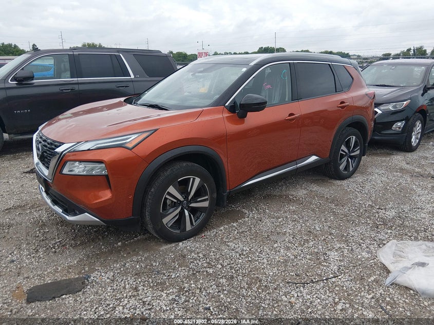 2022 Nissan Rogue VIN JN8BT3DD5NW277251 IAAI salvage auction — HAIL, Salvage Title, sold $11,250 on 2026-07-20 (photo 2)