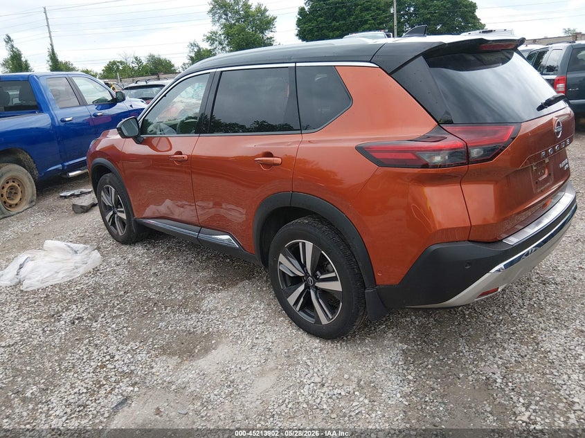 2022 Nissan Rogue VIN JN8BT3DD5NW277251 IAAI salvage auction — HAIL, Salvage Title, sold $11,250 on 2026-07-20 (photo 3)