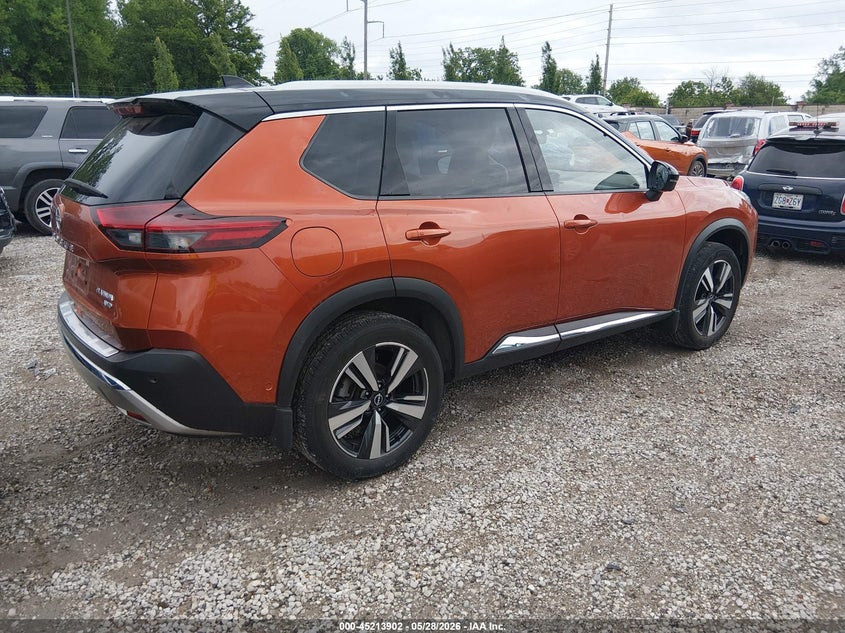 2022 Nissan Rogue VIN JN8BT3DD5NW277251 IAAI salvage auction — HAIL, Salvage Title, sold $11,250 on 2026-07-20 (photo 4)