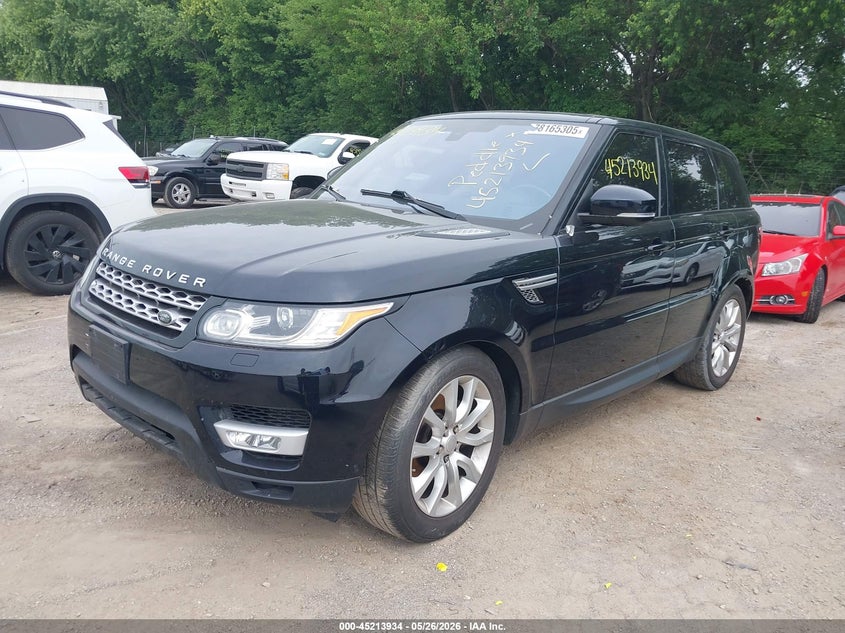 2016 Land rover Range rover sport VIN SALWR2VF3GA571228 IAAI salvage auction — NORMAL WEAR, Clear (Indiana), sold $2,800 on 2026-07-08 (photo 2)