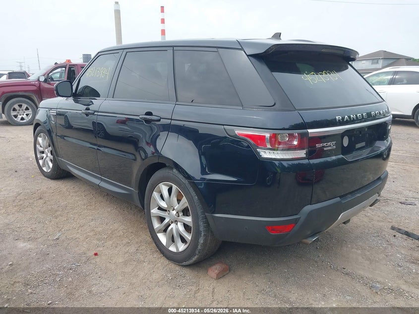 2016 Land rover Range rover sport VIN SALWR2VF3GA571228 IAAI salvage auction — NORMAL WEAR, Clear (Indiana), sold $2,800 on 2026-07-08 (photo 3)
