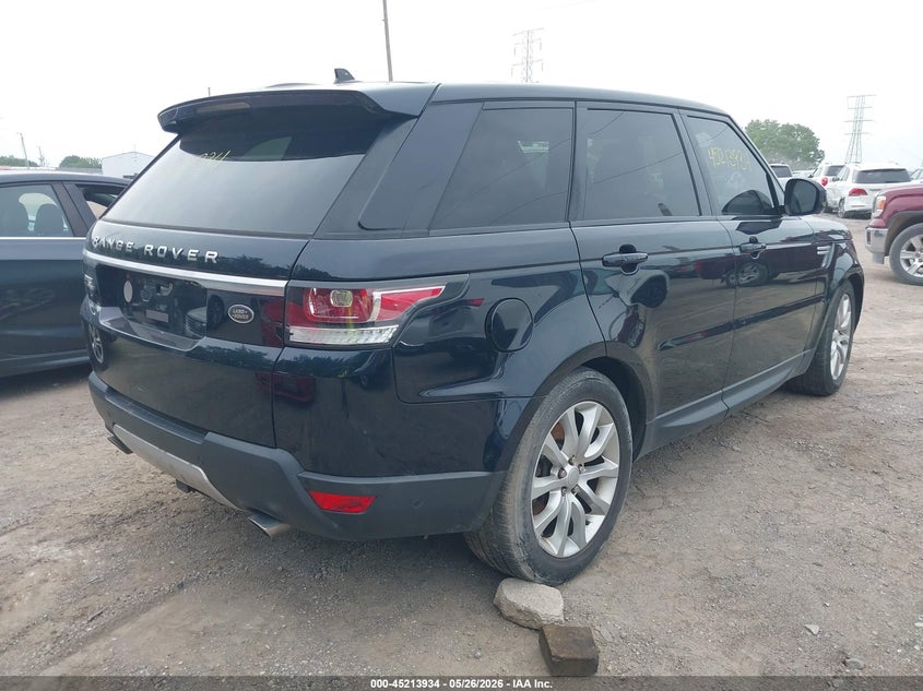 2016 Land rover Range rover sport VIN SALWR2VF3GA571228 IAAI salvage auction — NORMAL WEAR, Clear (Indiana), sold $2,800 on 2026-07-08 (photo 4)