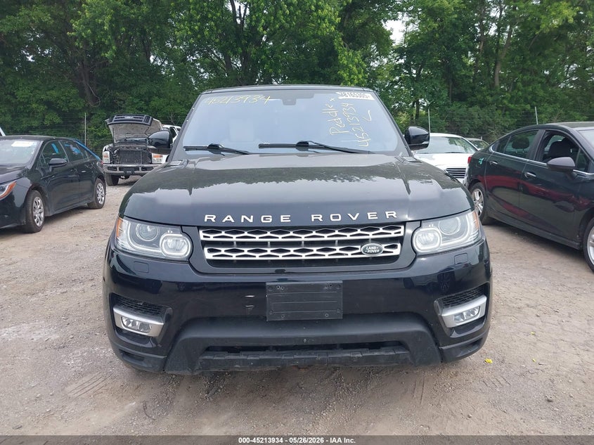 2016 Land rover Range rover sport VIN SALWR2VF3GA571228 IAAI salvage auction — NORMAL WEAR, Clear (Indiana), sold $2,800 on 2026-07-08 (photo 6)