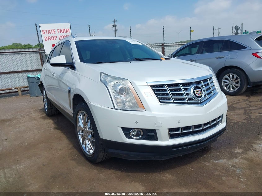 2014 Cadillac Srx VIN 3GYFNCE34ES615984 IAAI salvage auction — FRONT & REAR, Salvage Title, sold $5,100 on 2026-07-29 (photo 1)