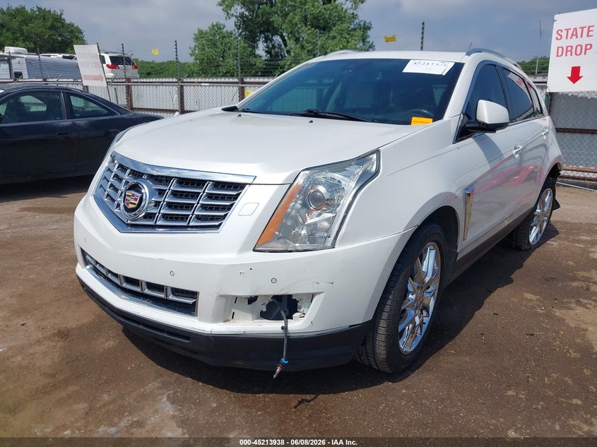 2014 Cadillac Srx VIN 3GYFNCE34ES615984 IAAI salvage auction — FRONT & REAR, Salvage Title, sold $5,100 on 2026-07-29 (photo 2)