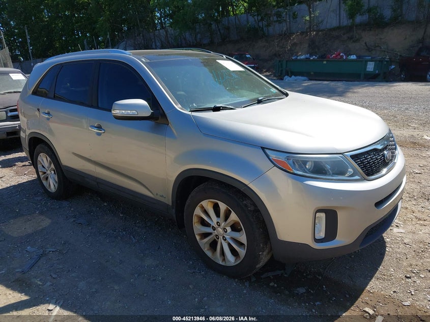 2014 Kia Sorento VIN 5XYKUDA79EG477124 IAAI salvage auction — NORMAL WEAR, Clear (Pennsylvania), sold $1,050 on 2026-07-07 (photo 1)
