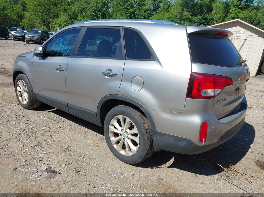 2014 Kia Sorento VIN 5XYKUDA79EG477124 IAAI salvage auction — NORMAL WEAR, Clear (Pennsylvania), sold $1,050 on 2026-07-07 (photo 3)