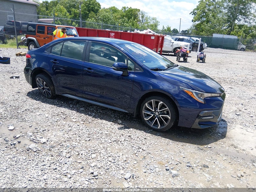 2020 Toyota Corolla VIN JTDS4RCE7LJ040860 IAAI salvage auction — LEFT SIDE, Salvage (West Virginia), sold $4,050 on 2026-07-29 (photo 1)