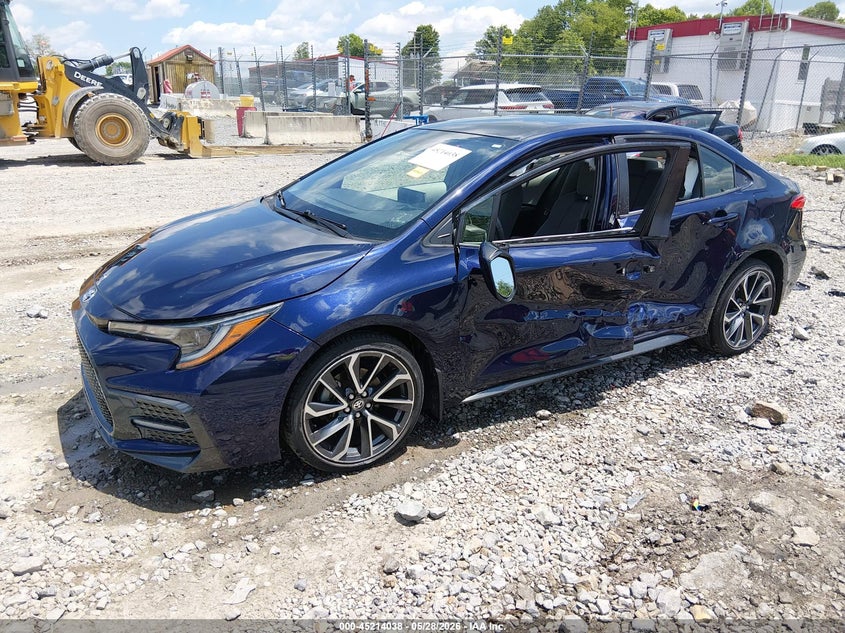 2020 Toyota Corolla VIN JTDS4RCE7LJ040860 IAAI salvage auction — LEFT SIDE, Salvage (West Virginia), sold $4,050 on 2026-07-29 (photo 2)