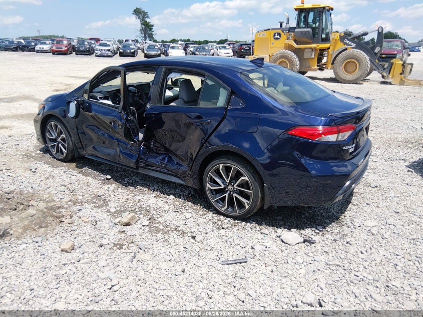 2020 Toyota Corolla VIN JTDS4RCE7LJ040860 IAAI salvage auction — LEFT SIDE, Salvage (West Virginia), sold $4,050 on 2026-07-29 (photo 3)