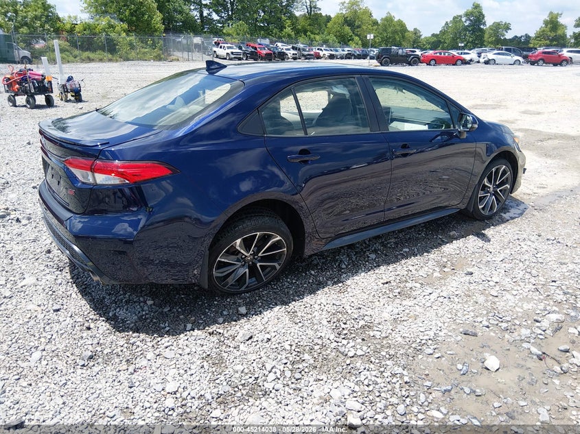 2020 Toyota Corolla VIN JTDS4RCE7LJ040860 IAAI salvage auction — LEFT SIDE, Salvage (West Virginia), sold $4,050 on 2026-07-29 (photo 4)
