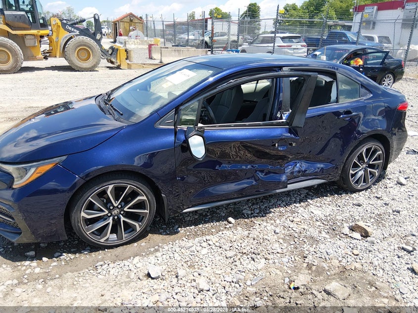 2020 Toyota Corolla VIN JTDS4RCE7LJ040860 IAAI salvage auction — LEFT SIDE, Salvage (West Virginia), sold $4,050 on 2026-07-29 (photo 6)