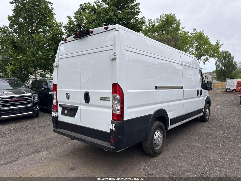 2023 Ram Promaster 3500 VIN 3C6MRVJG4PE512157 IAAI salvage auction — LEFT FRONT, Clear (New Jersey), sold $3,500 on 2026-07-08 (photo 4)