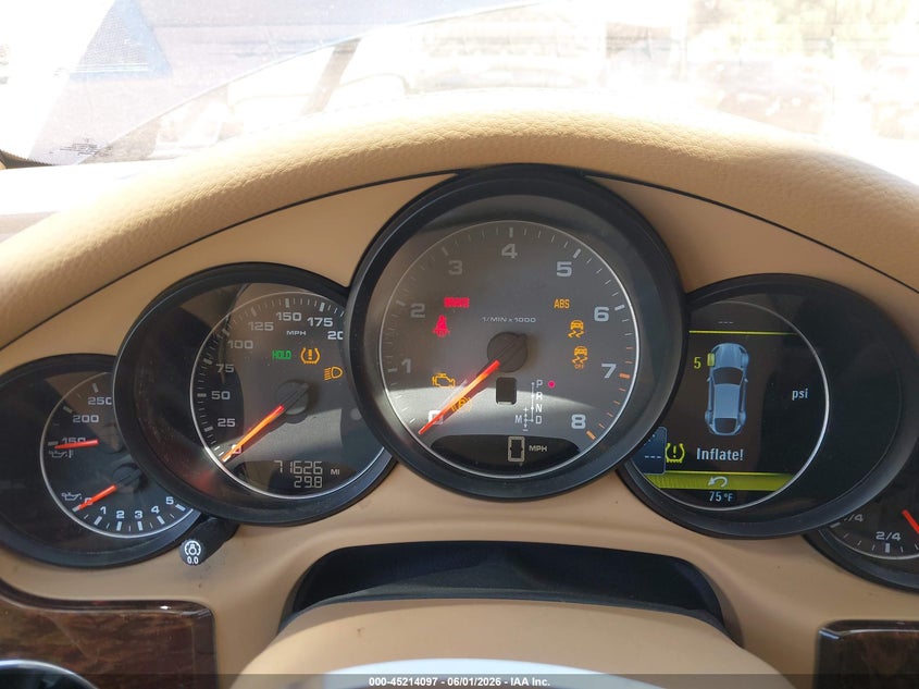2010 Porsche Panamera VIN WP0AB2A79AL062793 IAAI salvage auction — NORMAL WEAR, Salvage (Texas), sold $1,100 on 2026-08-18 (photo 7)