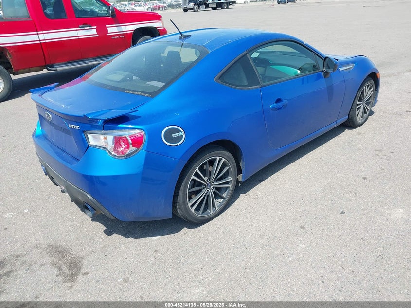 2013 Subaru Brz VIN JF1ZCAC19D1610932 IAAI salvage auction — HAIL, Salvage (Minnesota), sold $2,075 on 2026-07-20 (photo 4)