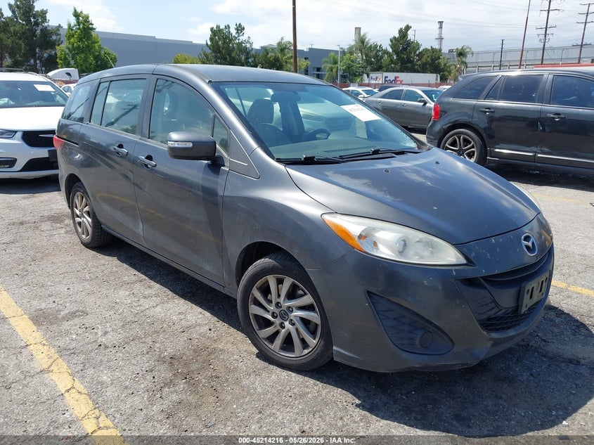 2015 Mazda 5 VIN JM1CW2BL6F0185274 IAAI salvage auction — NORMAL WEAR, App For Dup Clear (California), sold $750 on 2026-07-28 (photo 1)