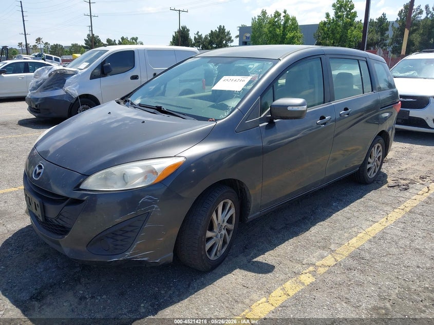 2015 Mazda 5 VIN JM1CW2BL6F0185274 IAAI salvage auction — NORMAL WEAR, App For Dup Clear (California), sold $750 on 2026-07-28 (photo 2)