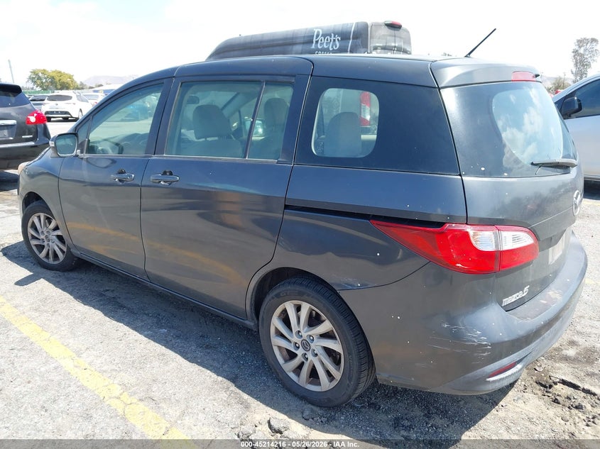 2015 Mazda 5 VIN JM1CW2BL6F0185274 IAAI salvage auction — NORMAL WEAR, App For Dup Clear (California), sold $750 on 2026-07-28 (photo 3)