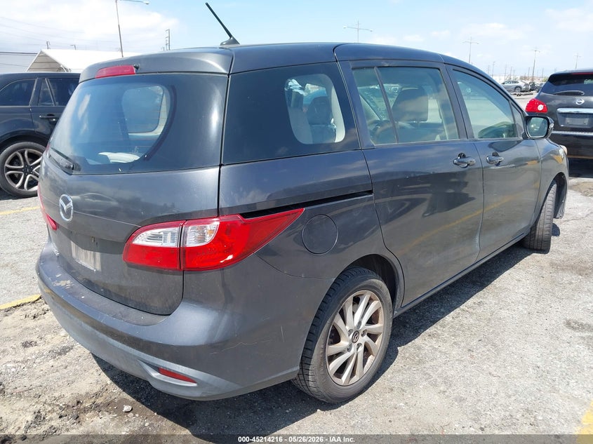 2015 Mazda 5 VIN JM1CW2BL6F0185274 IAAI salvage auction — NORMAL WEAR, App For Dup Clear (California), sold $750 on 2026-07-28 (photo 4)