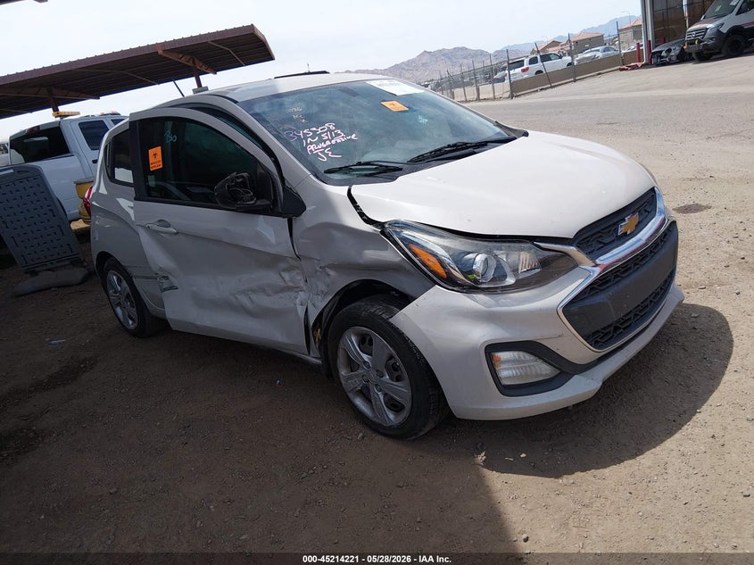 2020 Chevrolet Spark VIN KL8CB6SA2LC472812 IAAI salvage auction — RIGHT SIDE, Salvage Title, sold $1,050 on 2026-07-14 (photo 1)