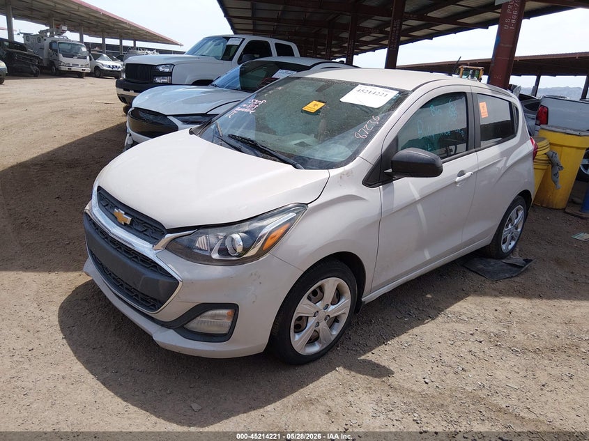 2020 Chevrolet Spark VIN KL8CB6SA2LC472812 IAAI salvage auction — RIGHT SIDE, Salvage Title, sold $1,050 on 2026-07-14 (photo 2)
