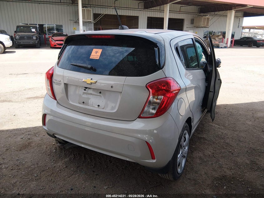 2020 Chevrolet Spark VIN KL8CB6SA2LC472812 IAAI salvage auction — RIGHT SIDE, Salvage Title, sold $1,050 on 2026-07-14 (photo 4)