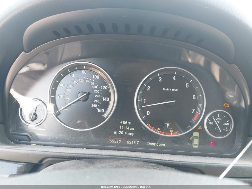 2011 BMW 5 series VIN WBAFU7C57BDU54897 IAAI salvage auction — NORMAL WEAR, Clear (Texas), sold $900 on 2026-08-03 (photo 7)