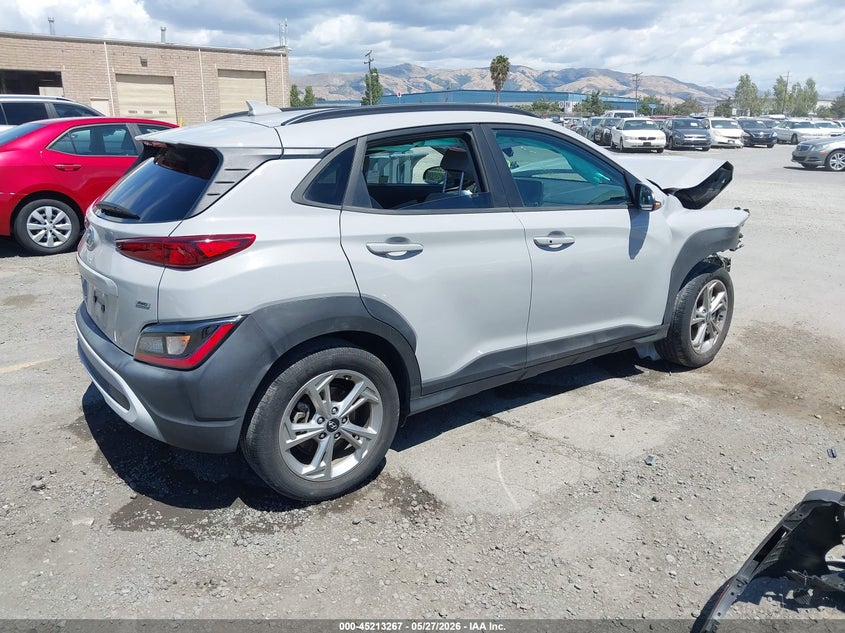 2023 Hyundai Kona VIN KM8K6CAB7PU054015 IAAI salvage auction — FRONT END, Salvage Title, sold $525 on 2026-07-29 (photo 4)
