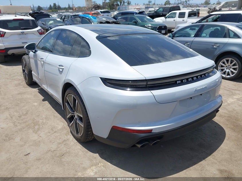 2025 Porsche Panamera VIN WP0AA2YA8SL001697 IAAI salvage auction — LEFT FRONT, Salvage Title, sold $16,200 on 2026-07-27 (photo 3)
