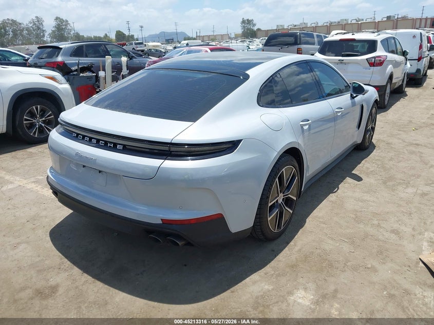 2025 Porsche Panamera VIN WP0AA2YA8SL001697 IAAI salvage auction — LEFT FRONT, Salvage Title, sold $42,250 on 2026-07-30 (photo 4)