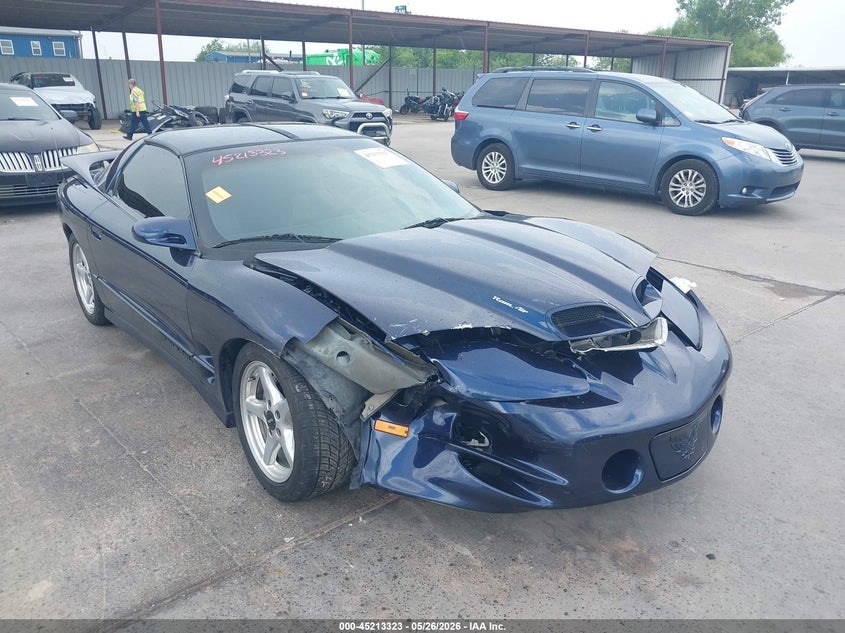 1999 Pontiac Firebird VIN 2G2FV22G1X2212324 IAAI salvage auction — FRONT END, Original (Texas), sold $5,500 on 2026-09-02 (photo 1)